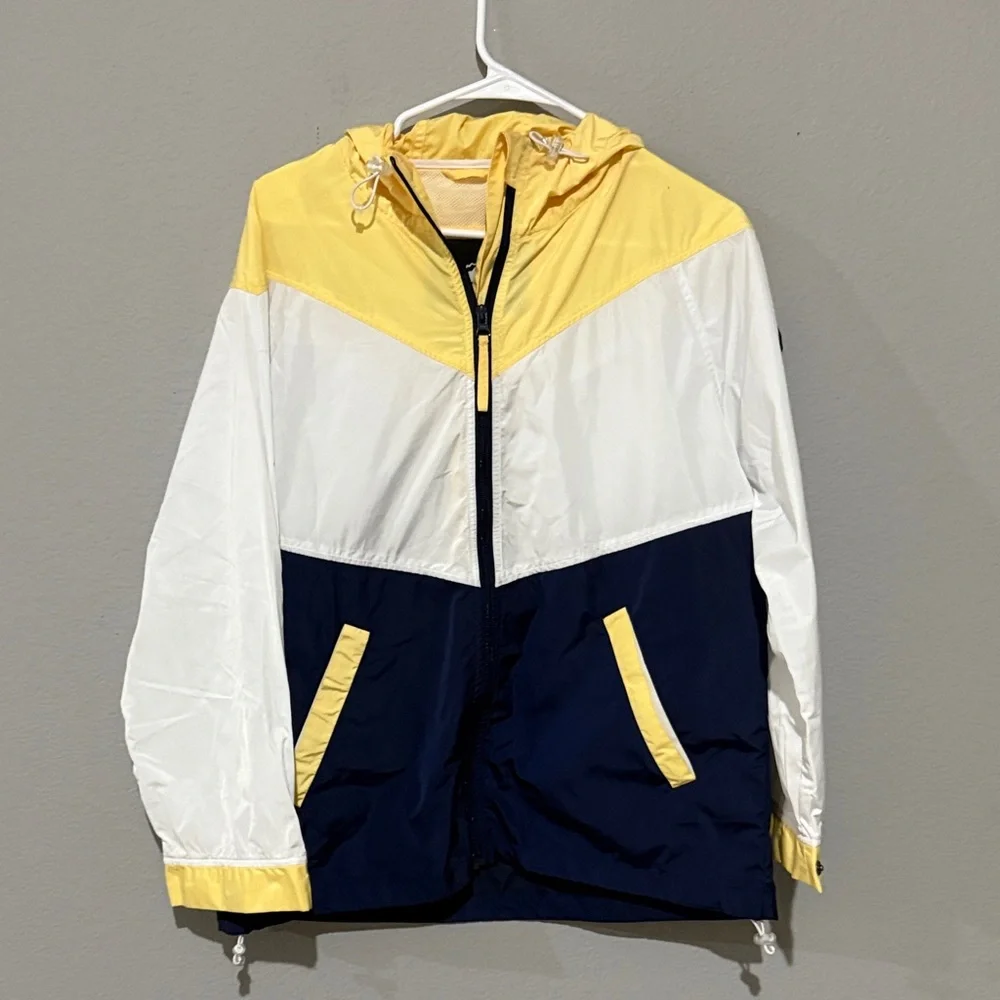 Penfield Yellow and Navy Utility Jacket rain jacket wind breaker - Picture 2 of 11